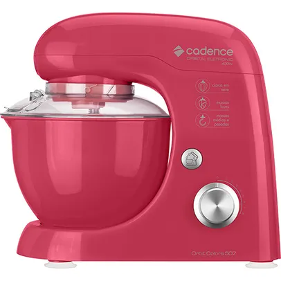 Batedeira Cadence Orbital BAT507 8 Velocidades Rosa Doce - 400W