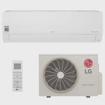 Ar Condicionado Split Inverter LG Hi Wall dual Voice 24000 BTUs Quente Frio S4NW24KE311 - 220V