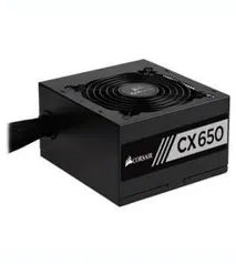 Fonte Corsair 650W 80 Plus Bronze CX650 R$389