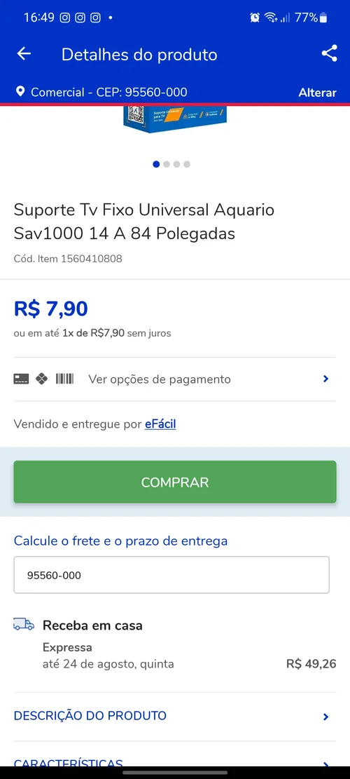 Imagen na descrição da promoção