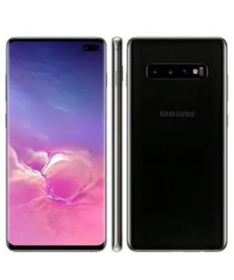 Smartphone Samsung Galaxy S10+ Ceramic Black 128GB | R$2599 [ R$2.888 em 12x]