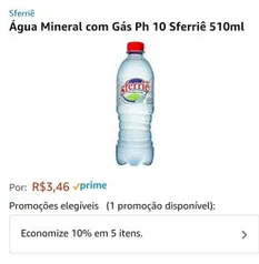 Agua mineral com gas ferrier