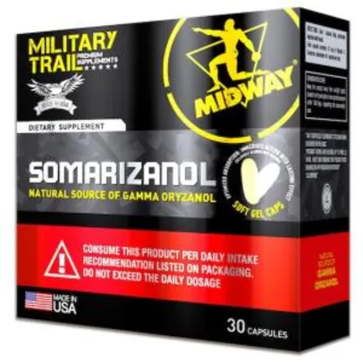 Kit 3x Somarizanol Military Trail: Precursor de testosterona e GH 30 Cáps - Midway USA