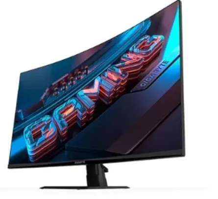 Monitor Gamer Gigabyte, 31 QHD, 170Hz, 1ms, DisplayPort e HDMI, 109% sRGB, HDR, Adaptive-Sync - GS32QC SA