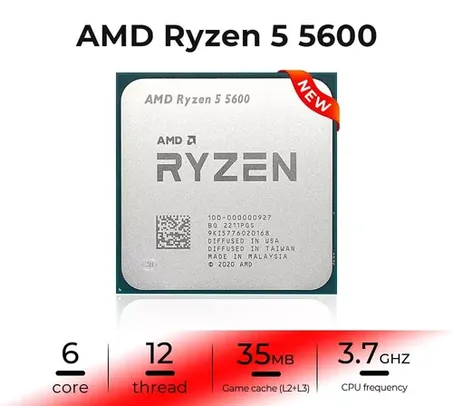 PROCESSADOR RYZEN 5 5600