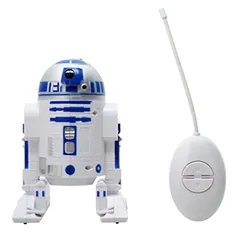  [ AME 229 ] Brinquedo Star Wars R2-D2 Controle Remoto - 2 Velocidade - 7 Polegadas