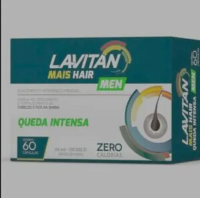 LAVITAN CABELOS E BARBA 60 CÁPSULAS