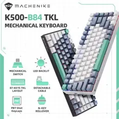 Teclado Mecânico K500-B84 TKL SWITCH BLUE/RED/BROWN