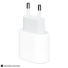 Carregador USB-C de 20W para iPad Pro e iPhone Branco - Apple | R$132