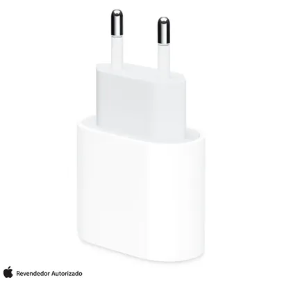 Carregador USB-C de 20W para iPad Pro e iPhone Branco - Apple | R$132