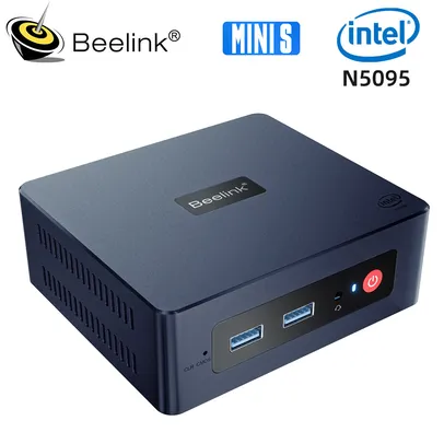 Beelink Mini S Computador  Windows 11 Intel 11th Gen N5095 Mini Pc Ddr4 8gb 128gb Ssd Desktop