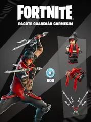 Fortnite - Pacote Guardião Carmesim na Galaxy Store Por R$1,24 - 600V-bucks, Skin, Mochila & Picareta