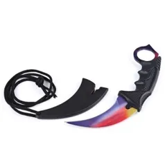 Faca CS:GO (Karambit) de aço inoxidável! Diversas cores! por R$ 21