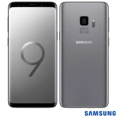 Samsung Galaxy S9 Cinza, com Tela de 5,8”, 4G, 128 GB e Câmera de 12 MP