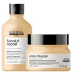 LOreal Professionnel Kit Serie Expert Absolut Repair Gold Quinoa Protein Shampoo 300ml e Mascara Capilar 250ml