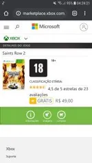 [GOLD] Jogo Saints Row 2 - XBOX