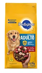 (REC) PEDIGREE Ração Carne Frango e Cereais Cães Adultos Raças Médias e Grandes 2,7 kg