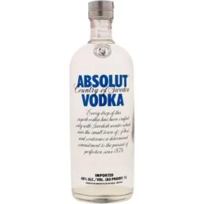 [ShopFacil] Vodka Absolut - R$ 70