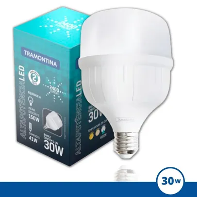 Kit 10 Lâmpada Led Bulbo 30W E27 6500K Bivolt Tramontina