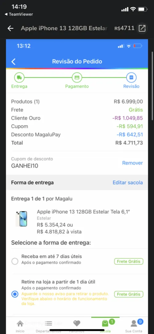 Imagen na descrição da promoção