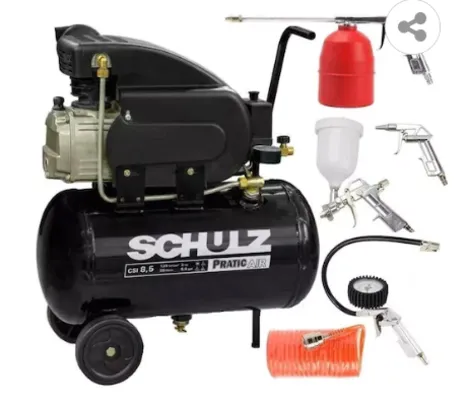 Compressor De Ar 8,5 Pés Pratic Csi 8,5/25L Schulz + Kit