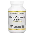 California Gold Nutrition, Complexo Zinco-L-carnosina, 120 Cápsulas Vegetais
