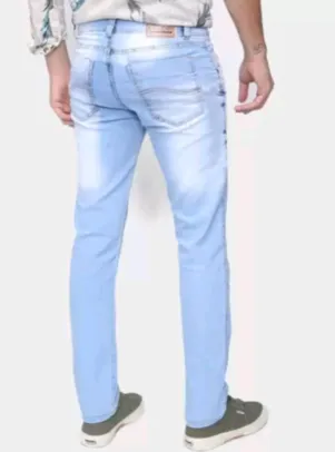 Calça Jeans Ecxo Cintura Média Masculina