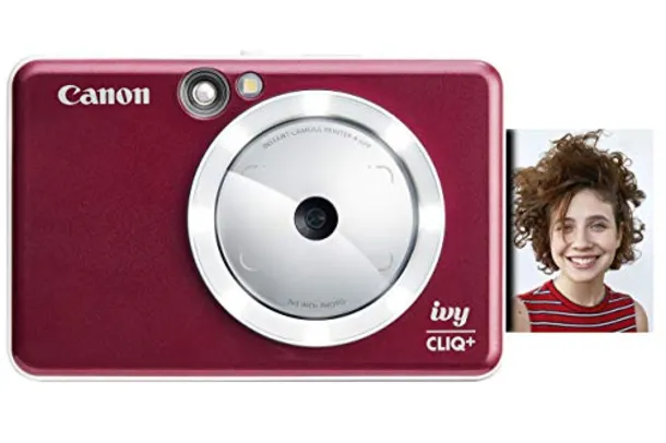 Canon IVY CLIQ+ impressora de câmera instantânea, impressora de fotos de smartphone via Bluetooth (R