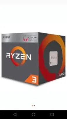 Processador AMD Ryzen 3 2200G, AM4 | R$520