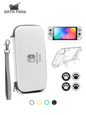 Kit Nintendo Switch OLED - Pelicula - Caps - Bolsa e Case transparente