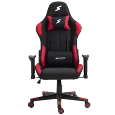 Cadeira Gamer SuperFrame Speed, Reclinável, Tecido, Preto e Vermelho