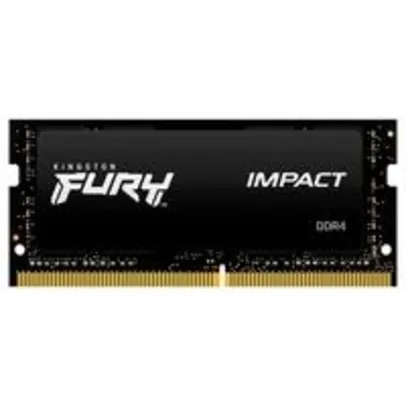Memória Kingston Fury Impact, 16GB, 2666MHz, DDR4, CL15, Para Notebook - KF426S15IB1/16
