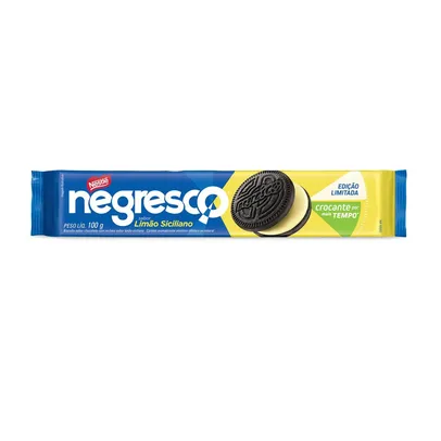 [Regional] Biscoito Negresco Nestlé Recheado Limão Siciliano 100g