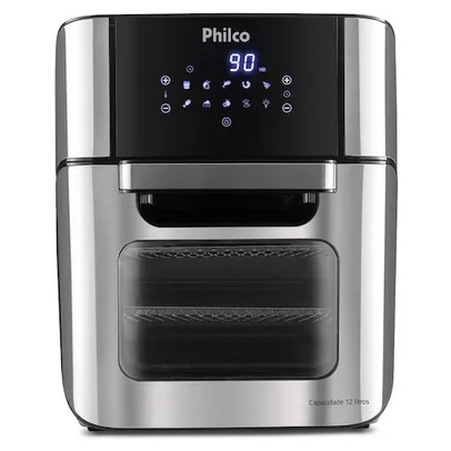 Fritadeira Elétrica Sem Óleo Air Fry Philco Oven PFR2200P 12L - Preta