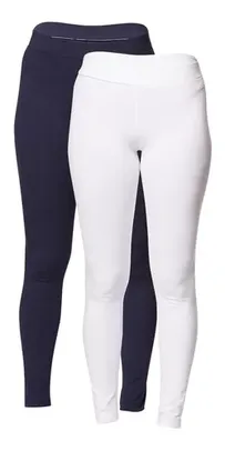 Kit 2 Calças Femininas Legging Basicamente