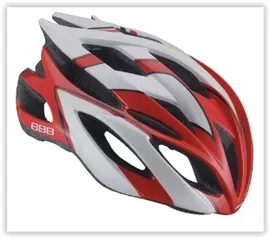 Capacete Fenix G Vermelho/Branco Bhe-03 - BBB