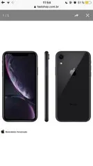 iPhone XR Preto, com Tela 6,1", 4G, 64 GB e Câmera de 12 MP - MRY42BR/A | R$3299