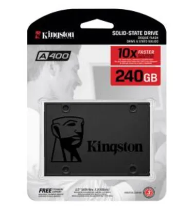 SSD Kingston A400 240GB | R$202