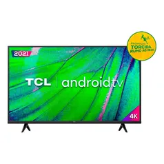 Smart TV TCL 43 Polegadas LED 4K UHD, Wi-Fi, Bluetooth, 3 HDMI, 1 USB, HDR, Modo de Jogo - 43P615