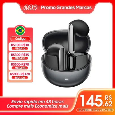 [Taxa inclusa/Gpay ] Fone de ouvido sem fio QCY HT10 AilyBuds Pro+ ANC