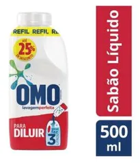 [Leve 3, Pague 2] Sabão Líquido Concentrado Omo Lavagem Perfeita 500ml | R$16