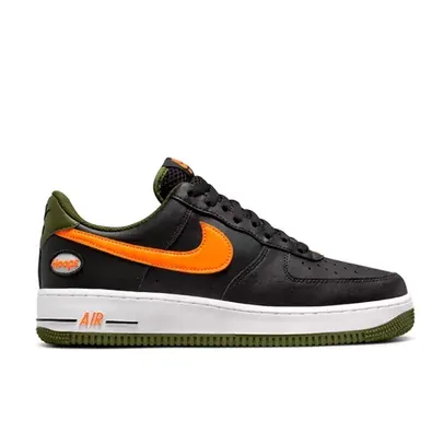 Tênis Nike Air Force 1 '07 Lv8 Preto/laranja