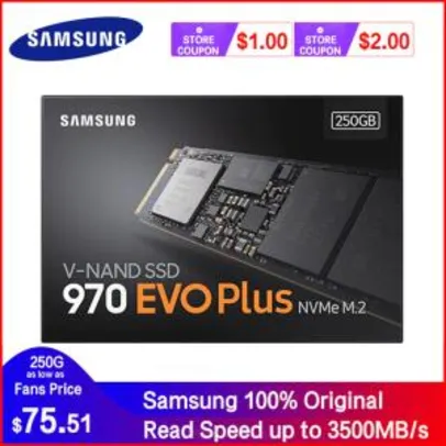 SSD Samsung 970 EVO Plus - 500GB | R$676