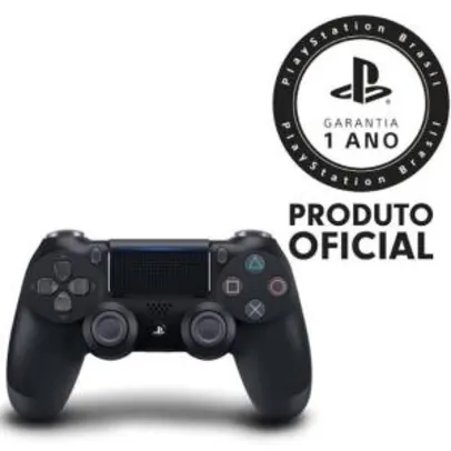 [AME] Dualshock 4 - Preto - PS4 - Com AME 15% de volta - R$ 169,99 - Melhor preço