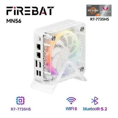 FIREBAT MINIPC AMD R7 7735HS 16GB 512GB DDR5 BT5.2 WIFI6 M.2