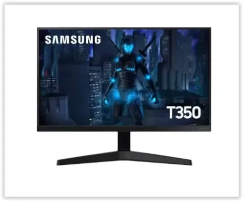 Monitor Samsung 24" Full HD HDMI VGA Preto Série T350 LF24T350FHLMZD