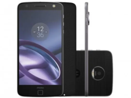 Smartphone Motorola Moto Z Style Edition 64GB - Preto Dual Chip 4G Câm. 13MP + Selfie 5MP Flash - R$1952,91