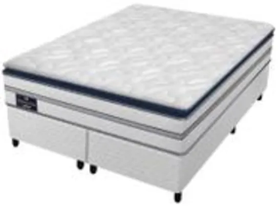 Cama Box Queen (Box + Colchão) Gazin de Mola