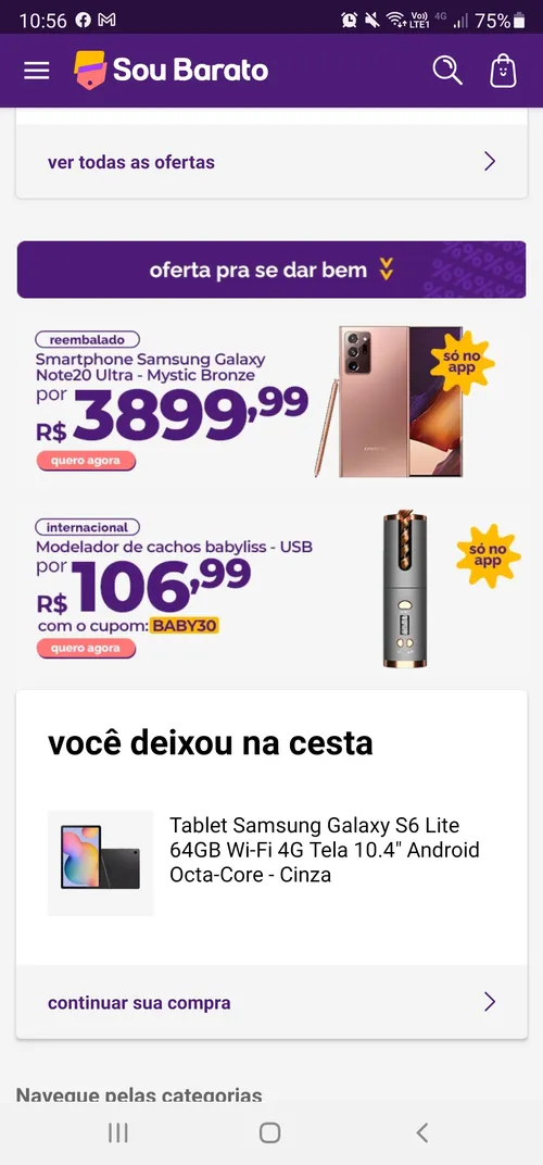 Imagen na descrição da promoção