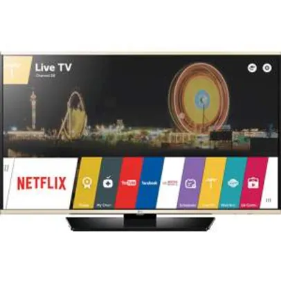 [AMERICANAS] Smart TV LED 40'' LG 40LF6350 Full HD com Conversor Digital 3 HDMI 3 USB Wi-Fi  - R$ 1.424,05